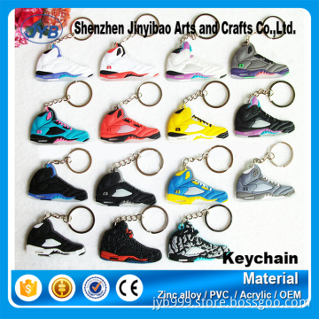 Custom logo Men's Basketball Shoe sneaker 3d keychain